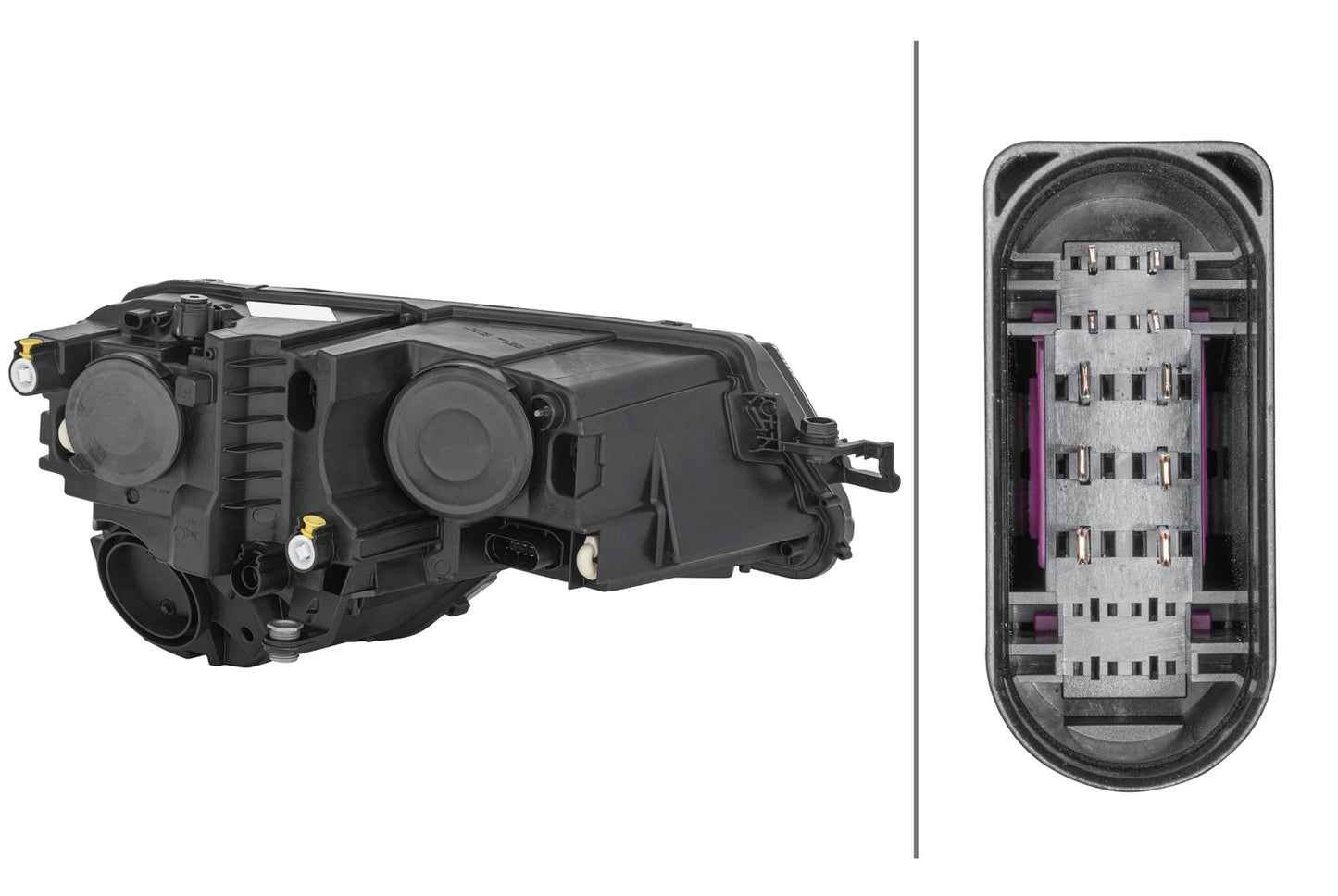HELLA Hybrid-Headlight - left - for e.g. SKODA KAROQ (NU7, ND7) 1EG354855-091