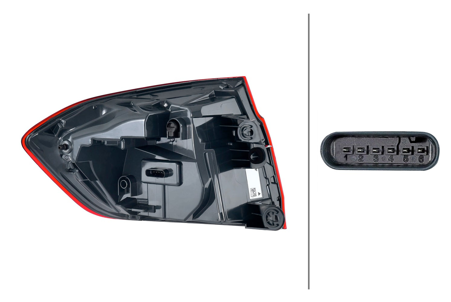 HELLA Rearlight - LED - Outer section - right - for e.g. BMW F30 LCI 2SD012147-421