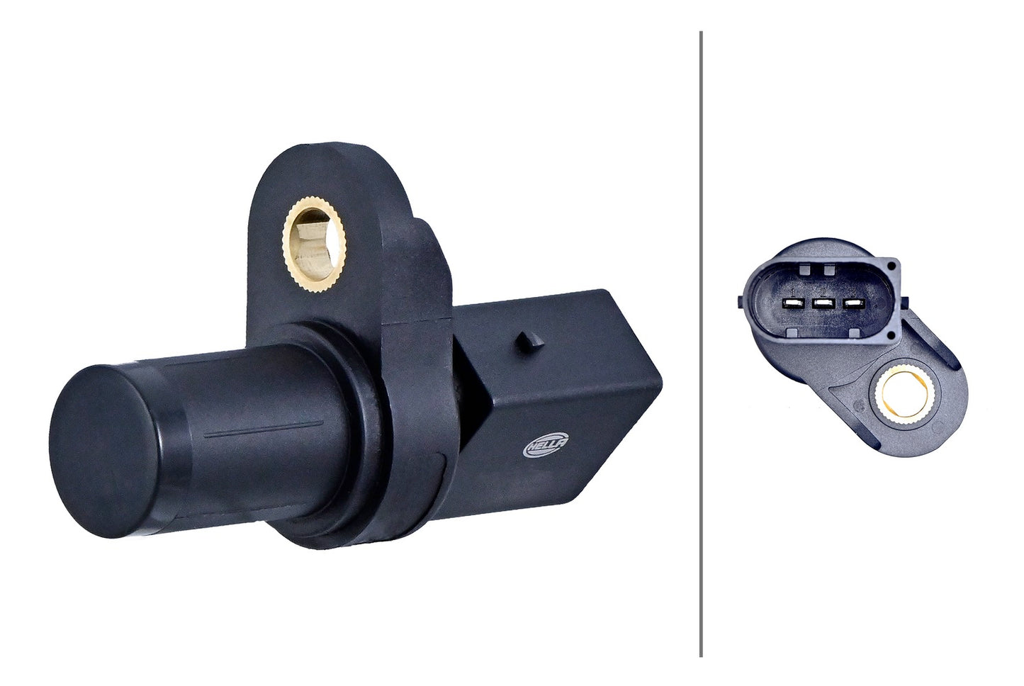 HELLA Sensor, crankshaft pulse - 3-pin connector 6PU009168-721