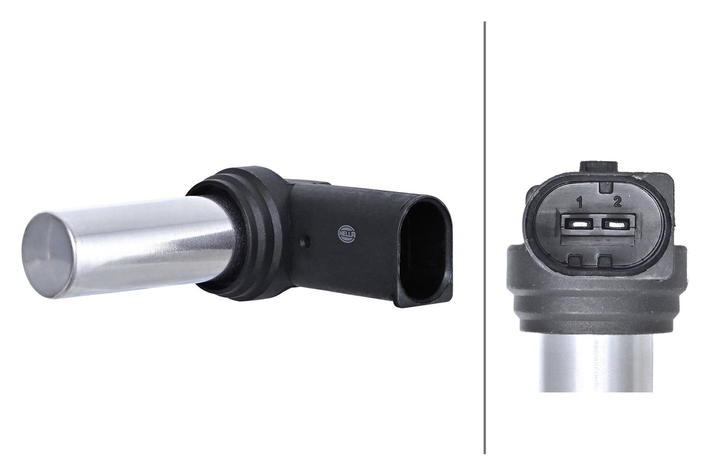 HELLA Sensor, crankshaft pulse - 2-pin connector 6PU009168-911