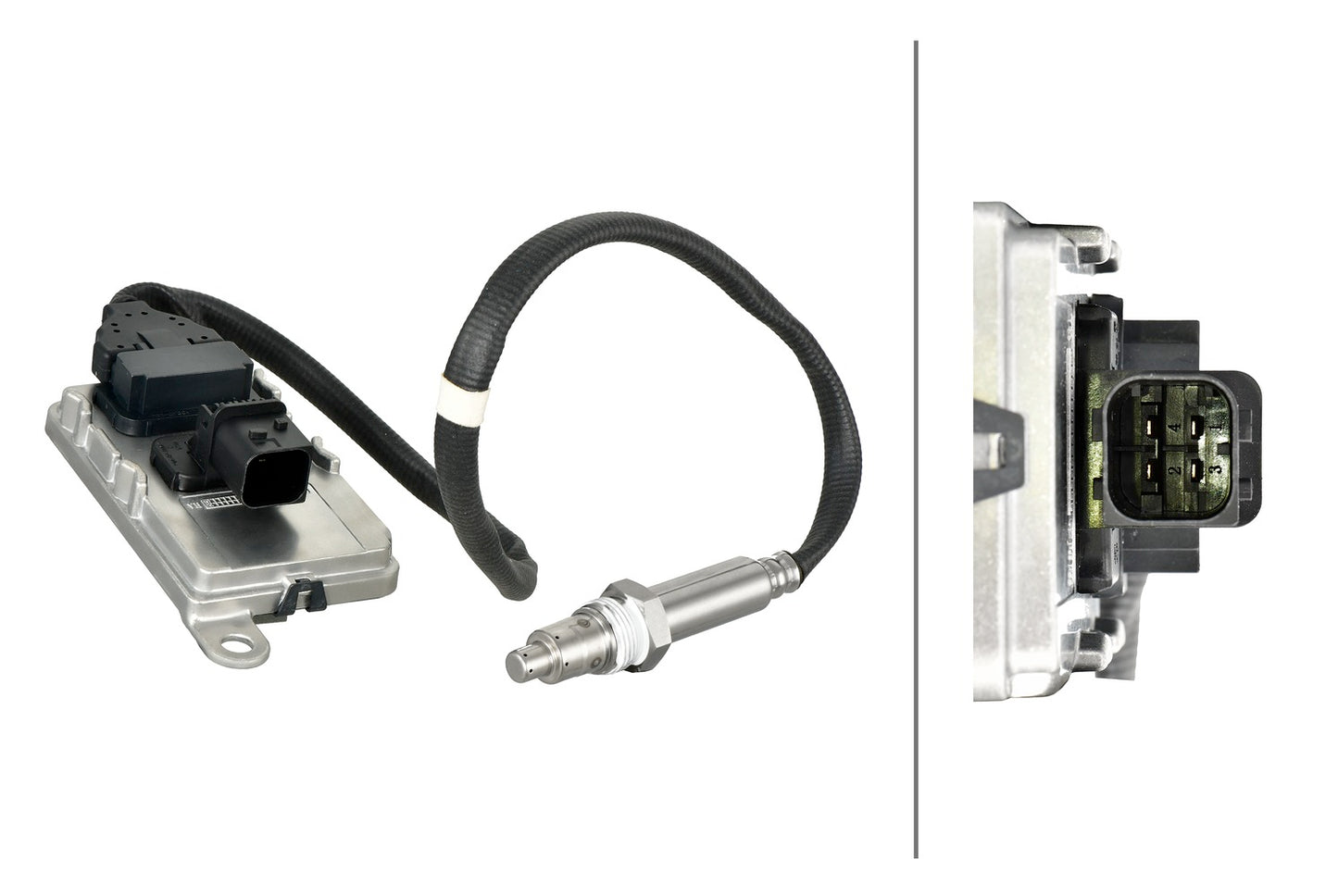 HELLA NOx Sensor, NOx catalytic converter - 24V - 4-pin connector 6PN358186-691