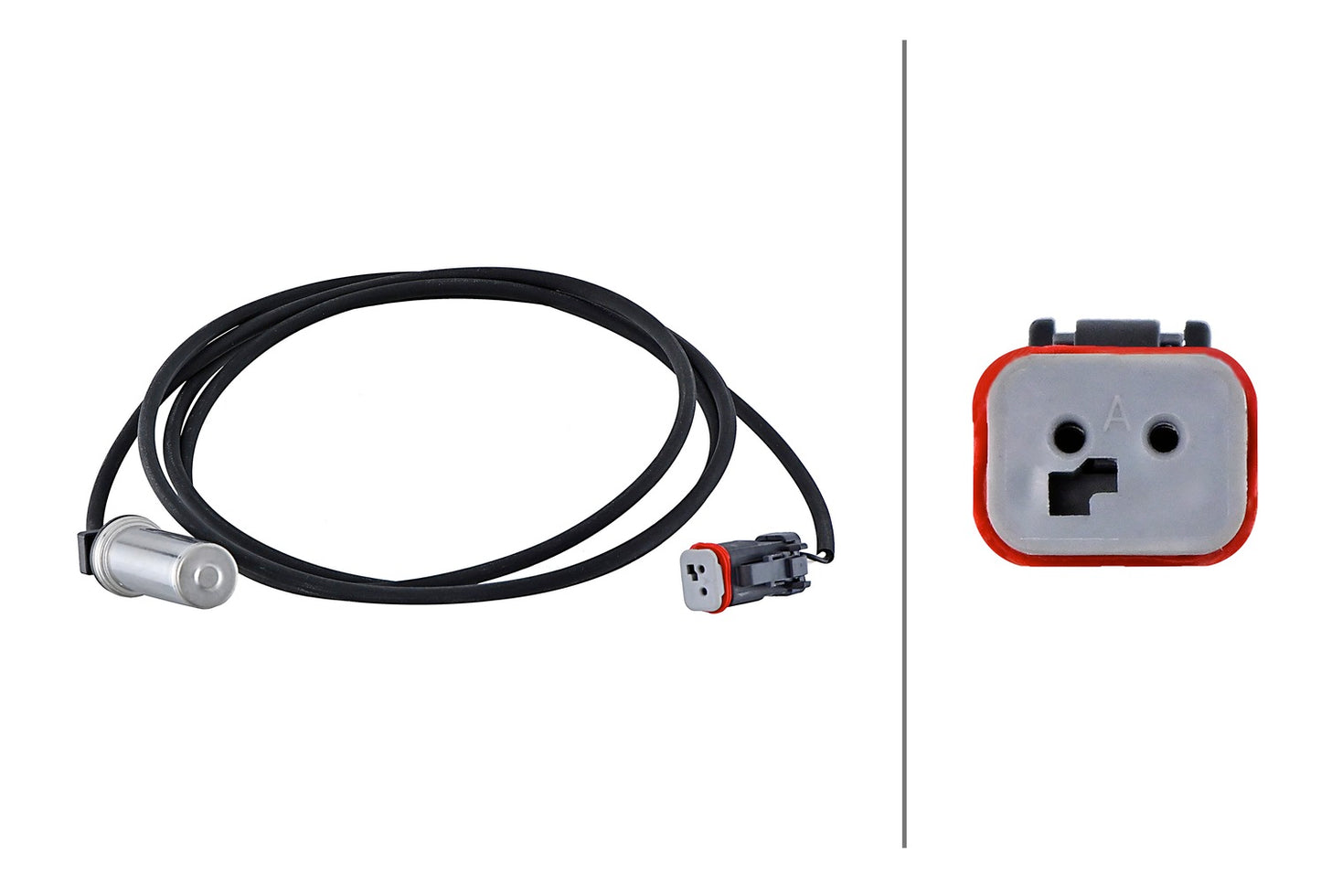 HELLA Sensor, wheel speed - 2-pin connector - Front Axle Right/Rear Axle Right 6PU230048-441