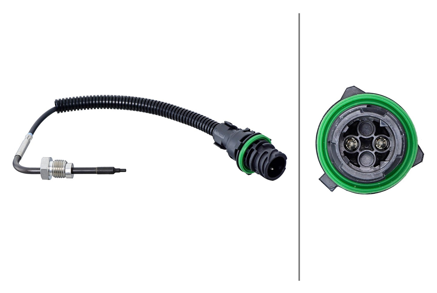 HELLA Sensor, exhaust gas temperature - 2-pin connector 6PT358181-841