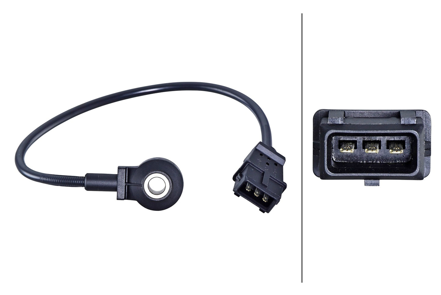 HELLA Knock Sensor - 12V - 3-pin connector 6PG013114-401