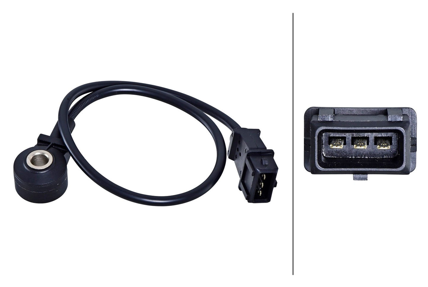 HELLA Knock Sensor - 12V - 3-pin connector 6PG013114-421