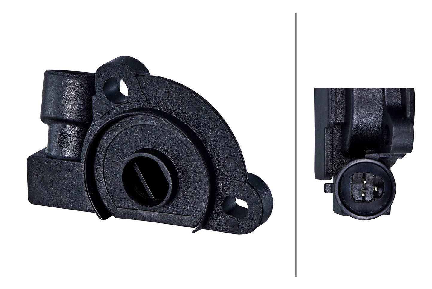 HELLA Sensor, throttle position - 12V - 3-pin connector 6PX008476-801