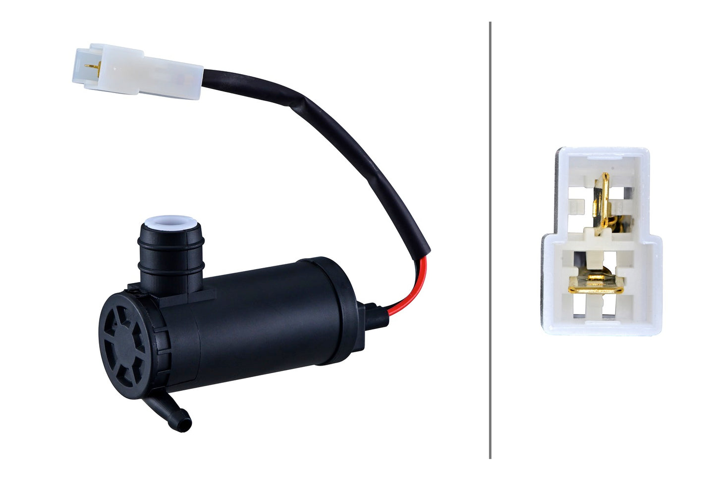 HELLA Pump, fuel pre-supply - 12V - Electric - 2-pin connector 8TF358148-621
