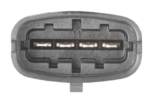 HELLA Mass Air Flow Sensor - 4-pin connector - Pipe-neck 8ET009142-031