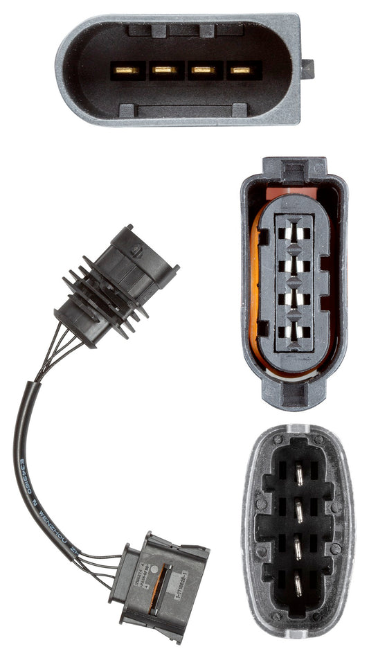 HELLA Mass Air Flow Sensor - 4-pin connector - Pipe-neck 8ET009149-211