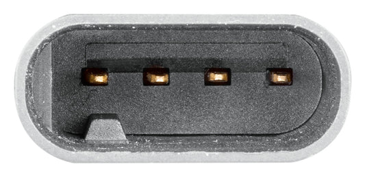 HELLA Mass Air Flow Sensor - 4-pin connector - Pipe-neck 8ET358095-451