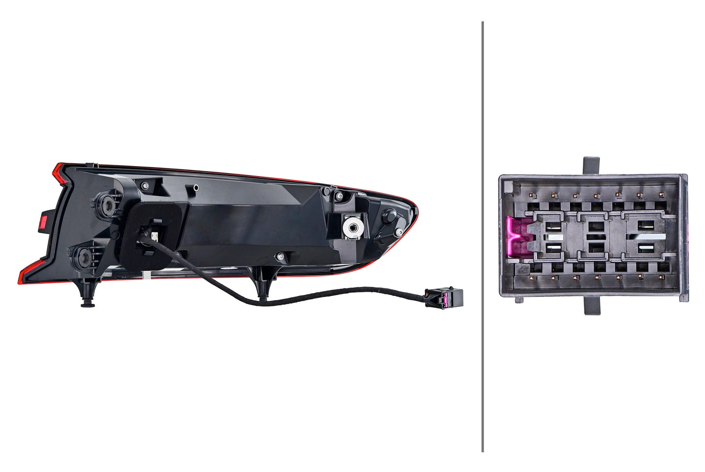 HELLA Rearlight - LED - Outer section - left - for e.g. Porsche Macan (95B) 2SD011499-151