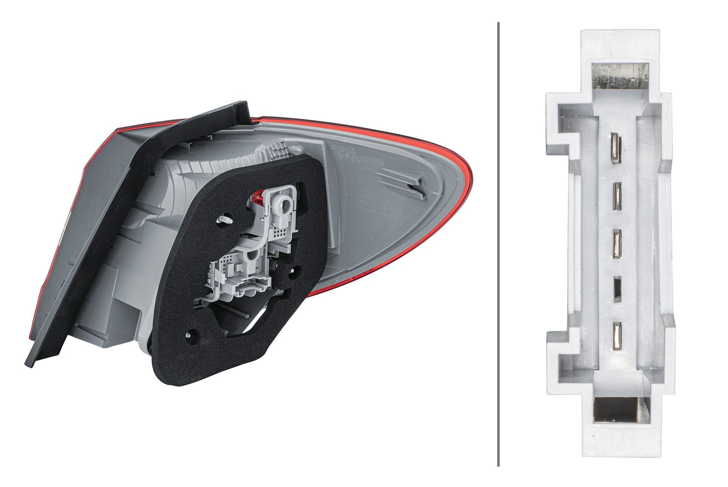 HELLA Rearlight - Hybrid - Outer section - left - for e.g. MERCEDES-BENZ B-CLASS SpTou 2SD354872-051