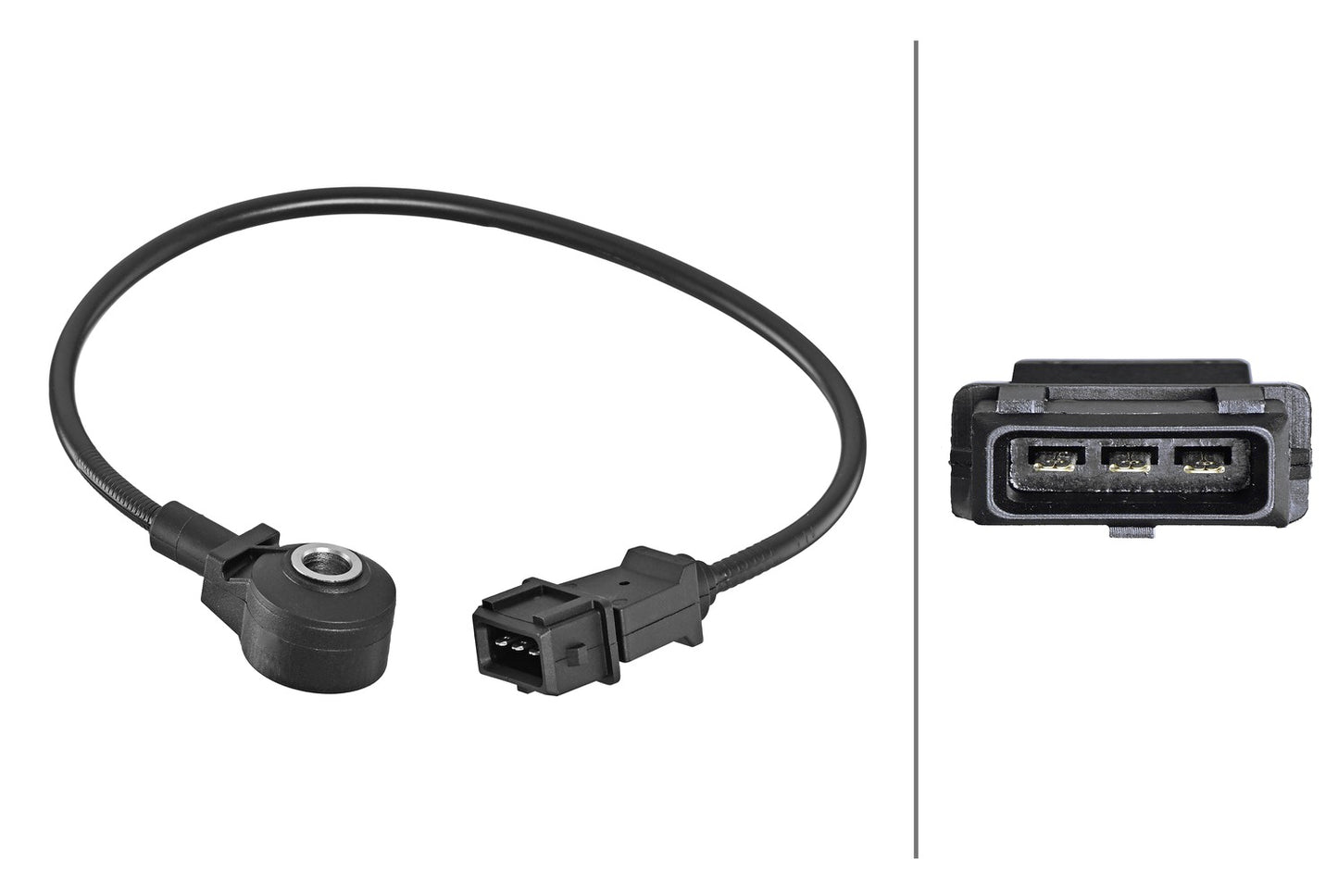 HELLA Knock Sensor - 12V - 3-pin connector 6PG013114-451