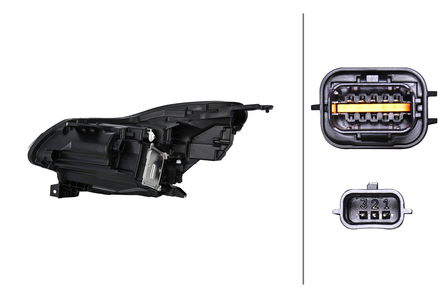 HELLA LED-Headlight - right - for e.g. RENAULT CAPTUR II 1EX013930-621