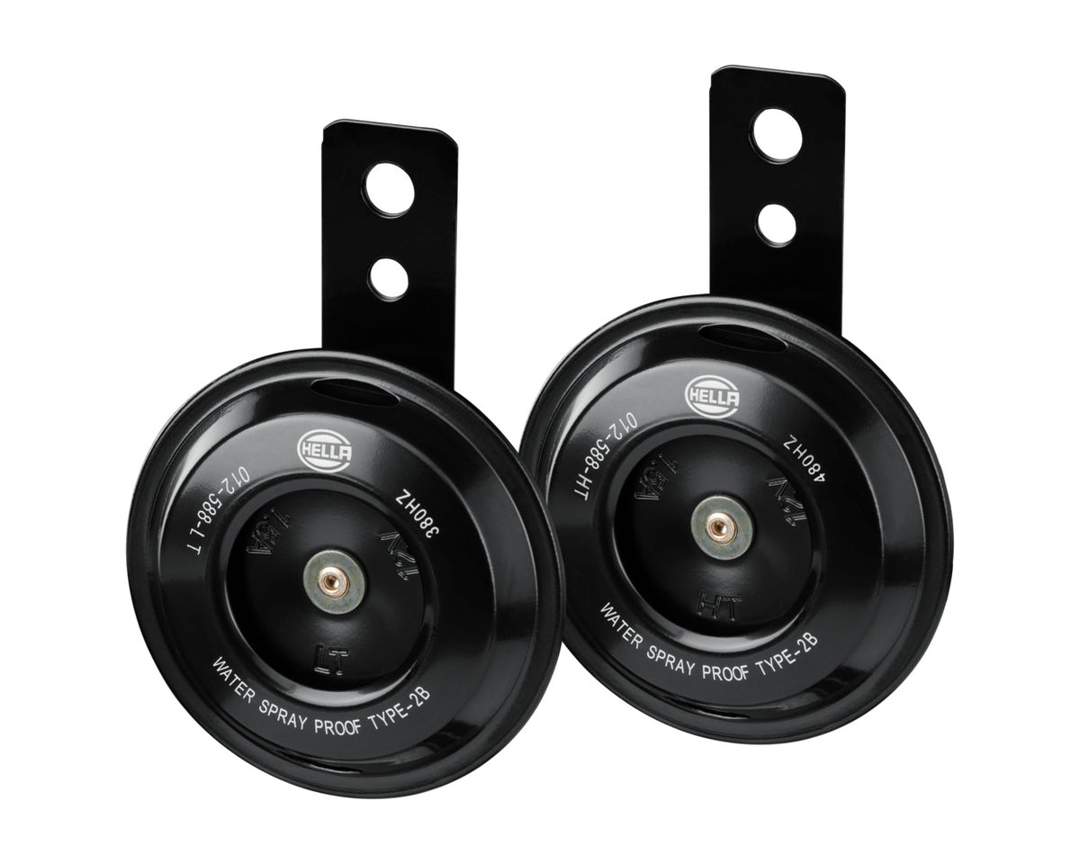 HELLA Signal Horn - HELLA ESSENTIAL HORN S70 SET - 12V - 108dB(A) - Low Tone/High Tone 3AL012588-011