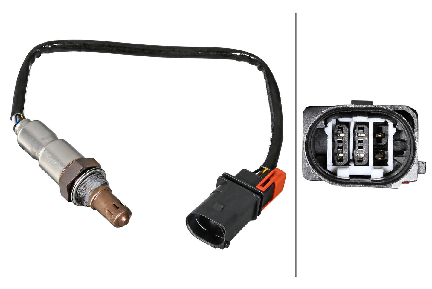 HELLA Oxygen sensor - 6-pin connector 6PA358221-031
