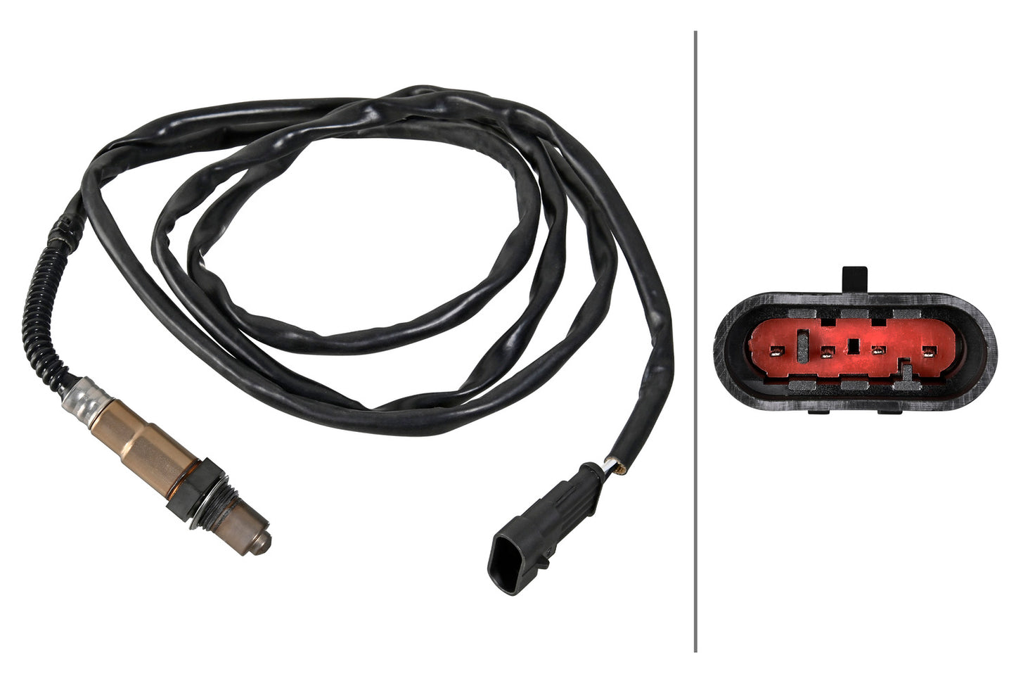 HELLA Oxygen sensor - 4-pin connector 6PA358221-441