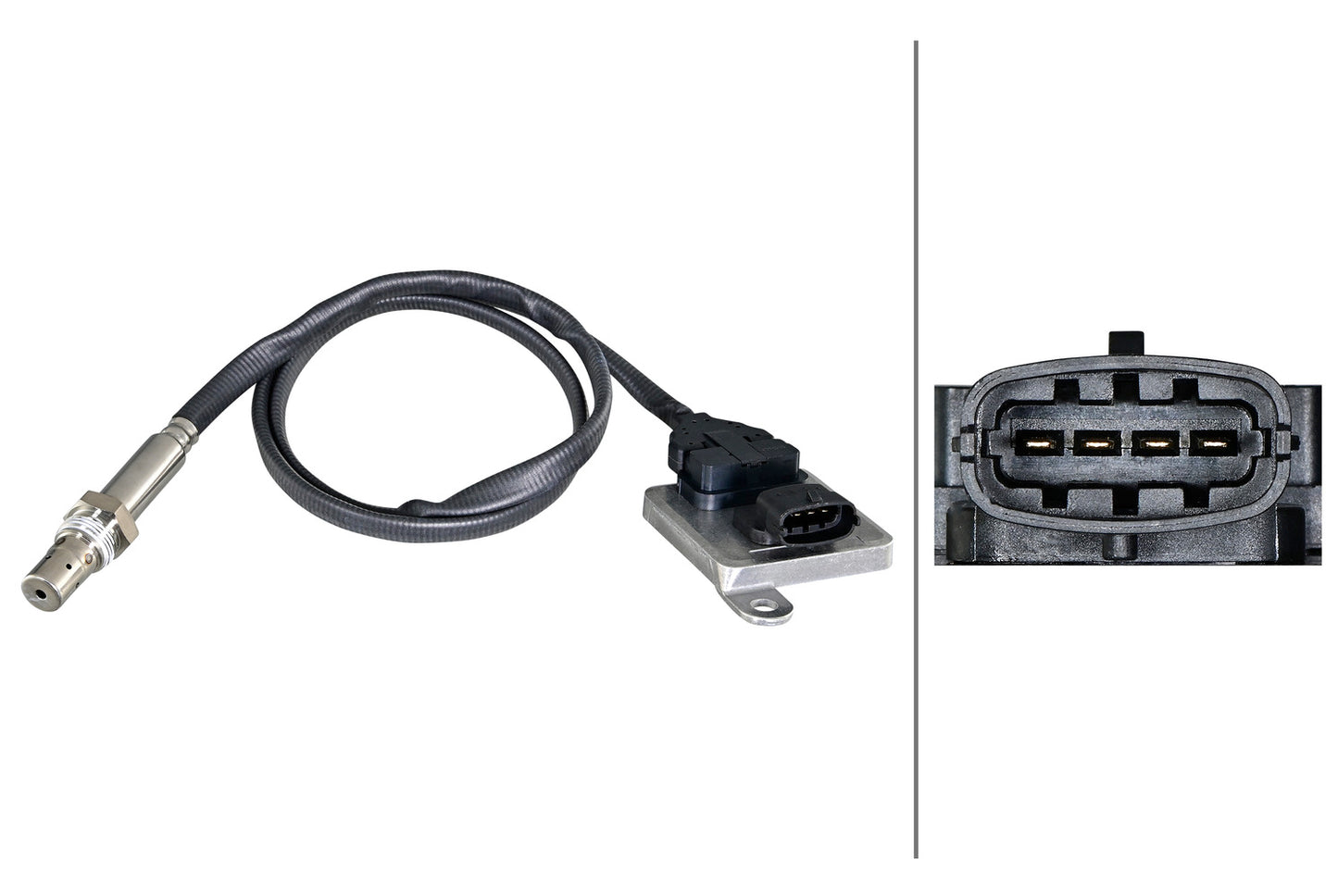 HELLA NOx Sensor, NOx catalytic converter - 12V - 4-pin connector 6PN358186-921