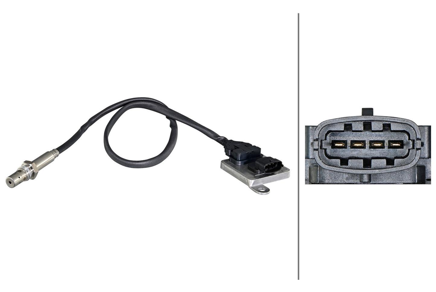 HELLA NOx Sensor, NOx catalytic converter - 12V - 4-pin connector 6PN358186-931