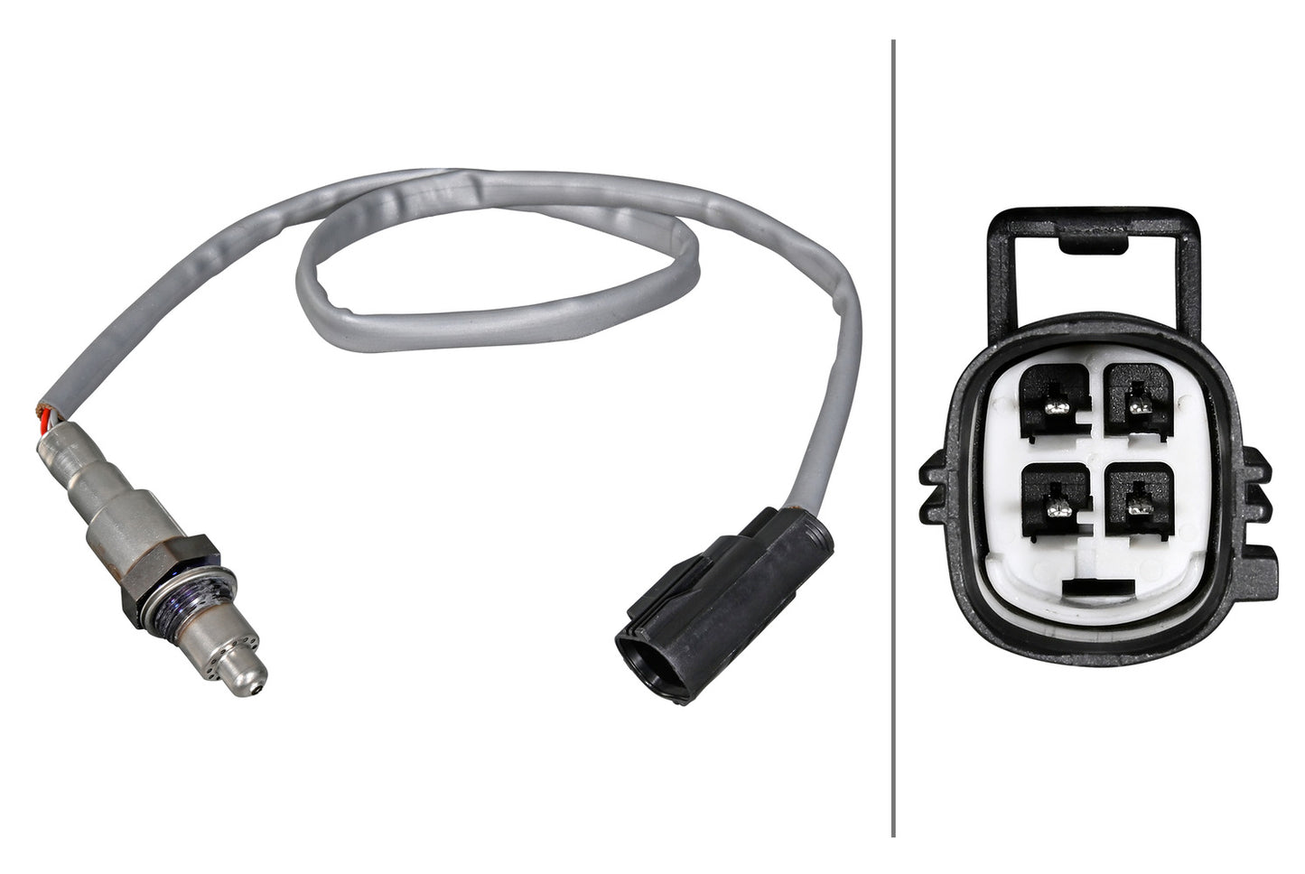 HELLA Oxygen sensor - 4-pin connector 6PA358221-221