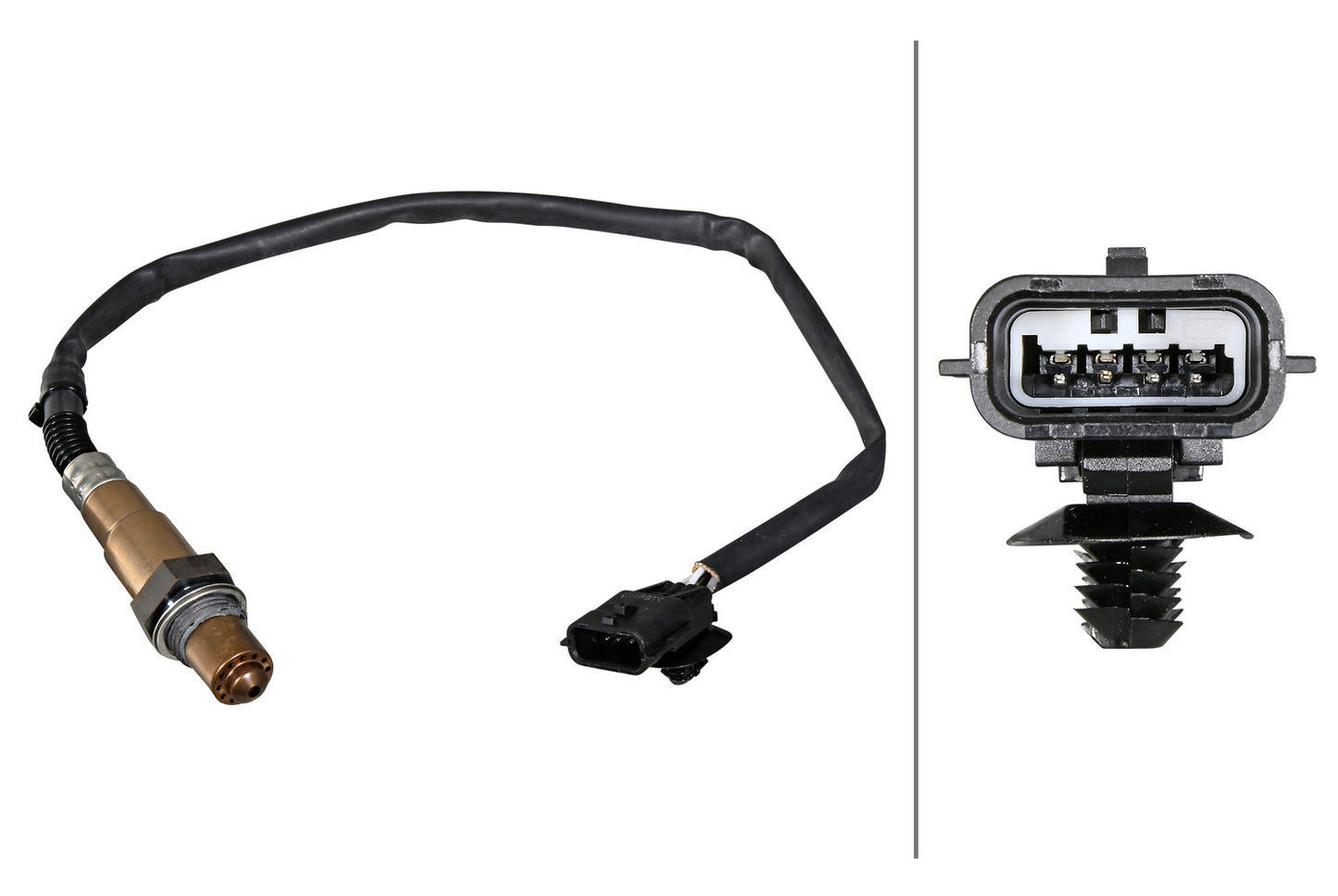HELLA Oxygen sensor - 4-pin connector 6PA358221-301