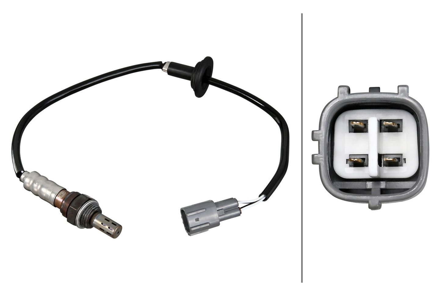 HELLA Oxygen sensor - 4-pin connector 6PA358221-601