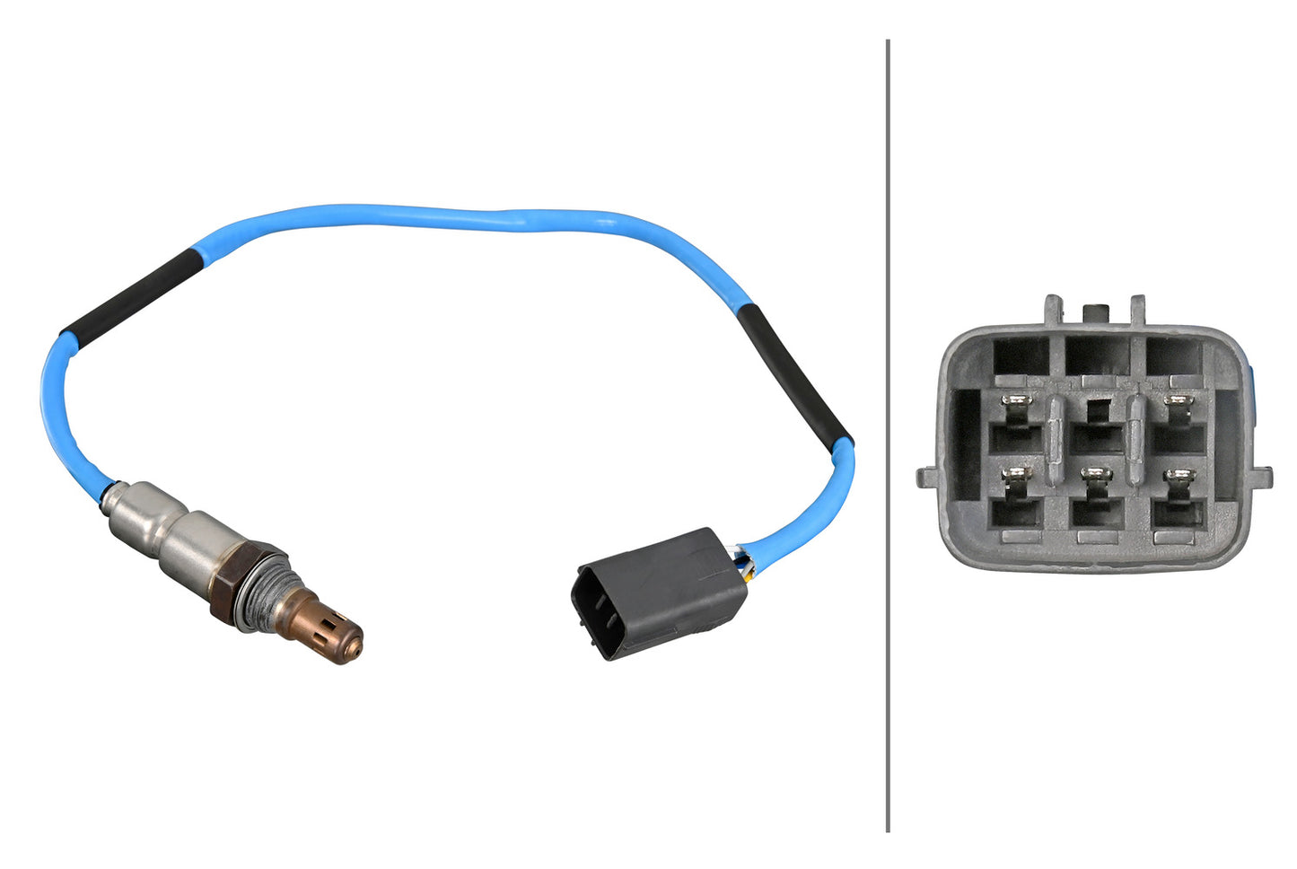 HELLA Oxygen sensor - 6-pin connector 6PA358221-631