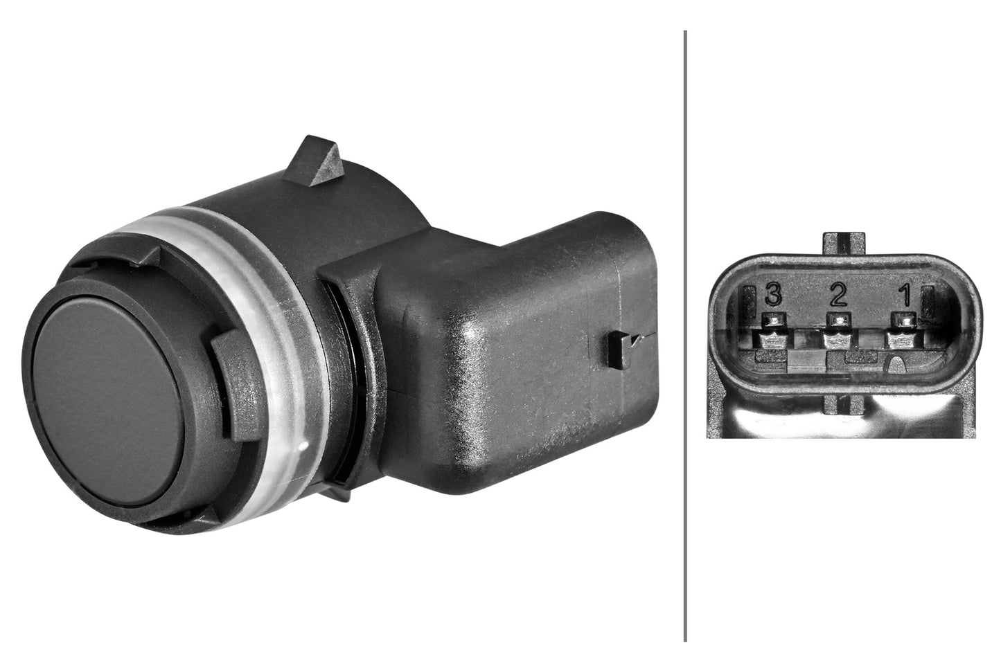 HELLA Sensor, park distance control - 3-pin connector - mounting 6PX358270-431
