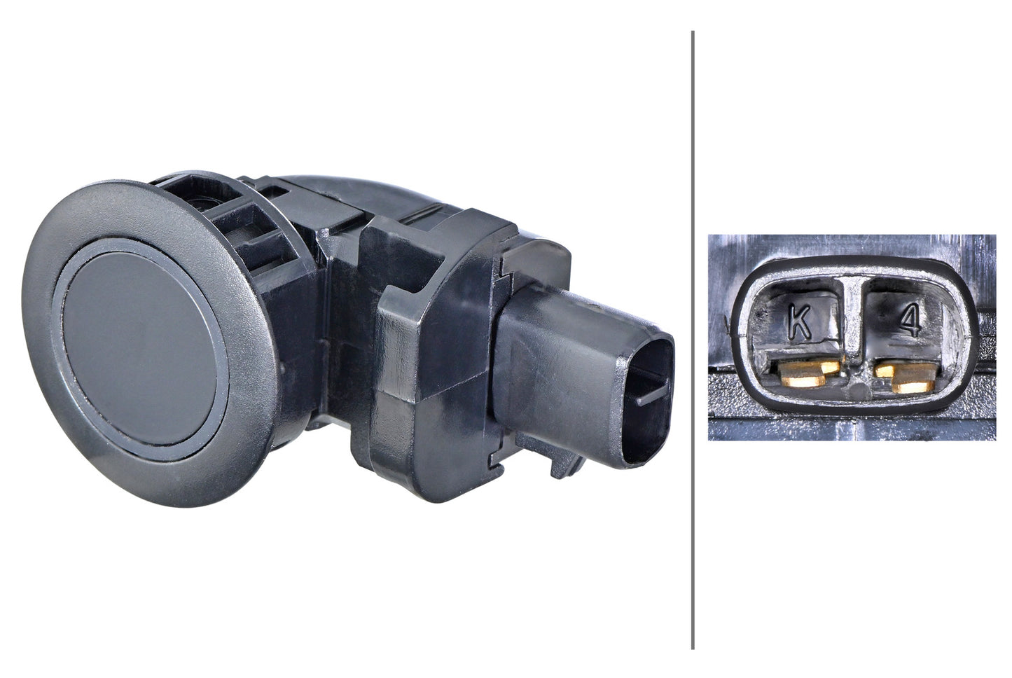 HELLA Sensor, park distance control - 2-pin connector - mounting 6PX358270-551