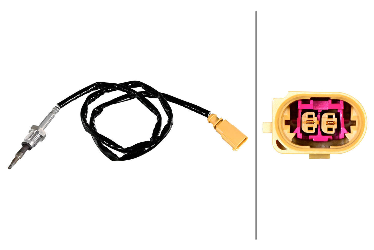HELLA Sensor, exhaust gas temperature - 2-pin connector 6PT358226-311