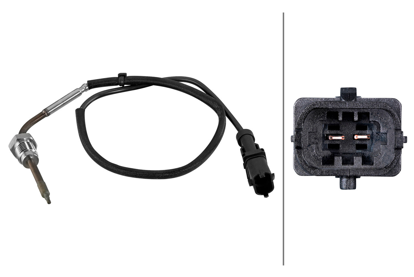 HELLA Sensor, exhaust gas temperature - 2-pin connector 6PT010376-641