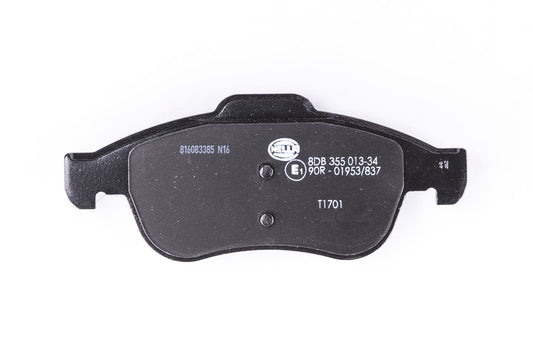 HELLA Brake pad set - T1701 - for e.g. CITROEN / PEUGEOT 8DB355013-341