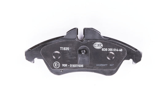 HELLA Brake pad set - T1835 - for e.g. DODGE / FREIGHTLINER / MERCEDES-BENZ /VW 8DB355014-481