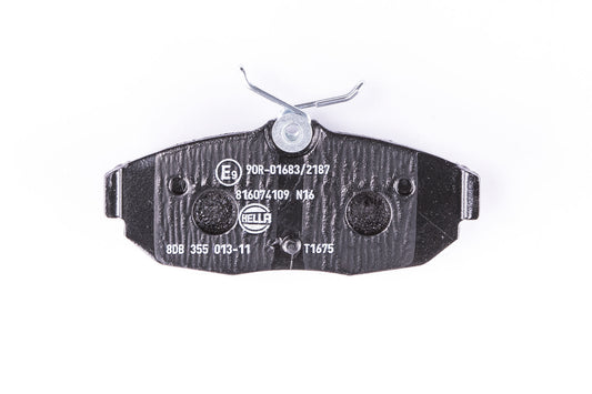 HELLA Brake pad set - T1675 - for e.g. FORD 8DB355013-111