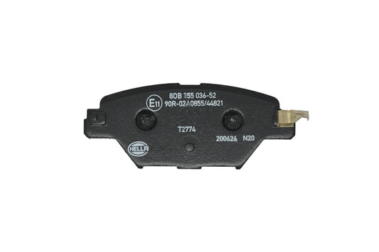 HELLA Brake pad set - T2774 - for e.g. MAZDA 8DB355036-521