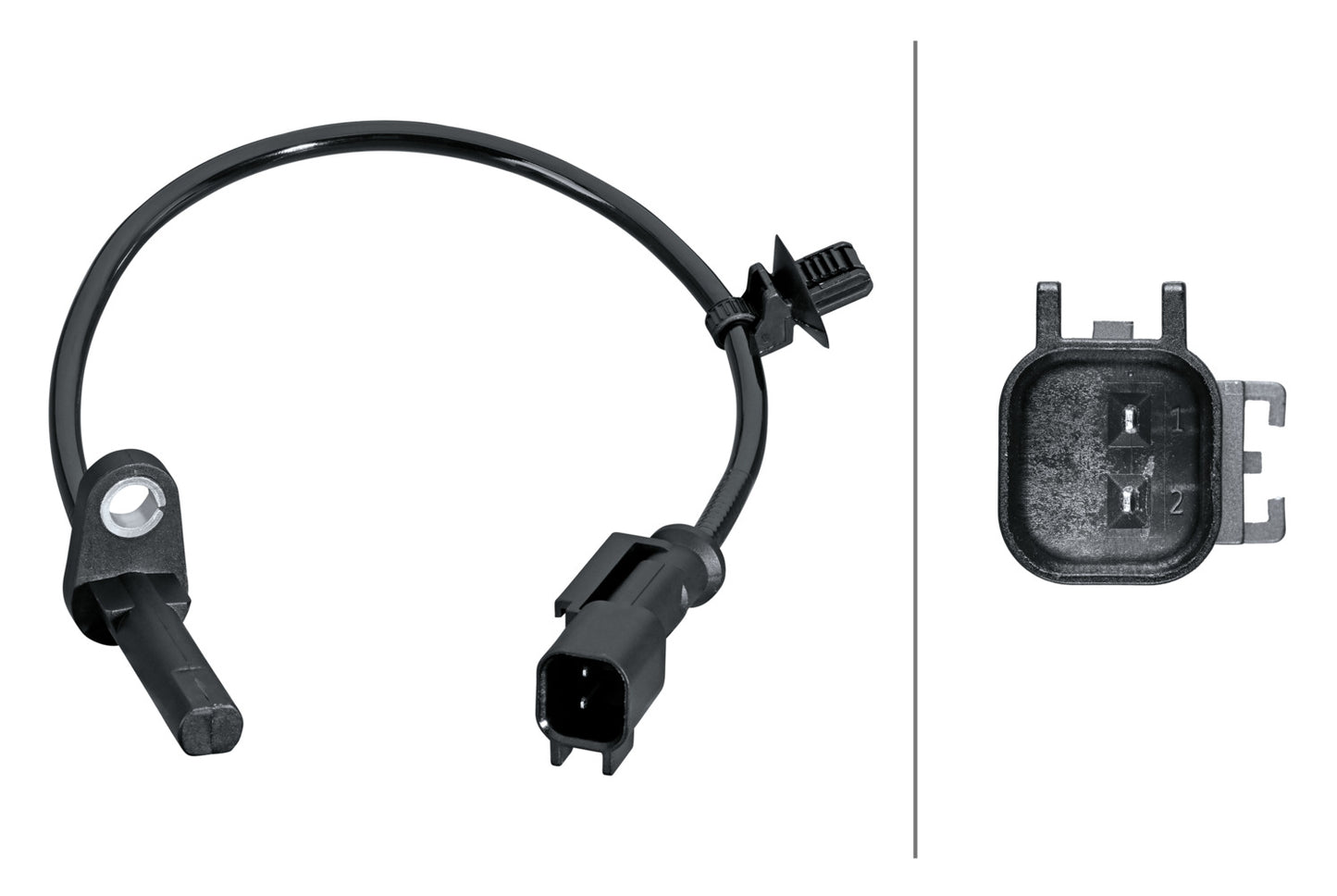 HELLA Sensor, wheel speed - 2-pin connector - Rear Axle 6PU358217-961