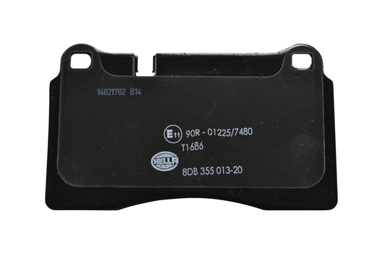 HELLA Brake pad set - T1686 - for e.g. LAND ROVER 8DB355013-201