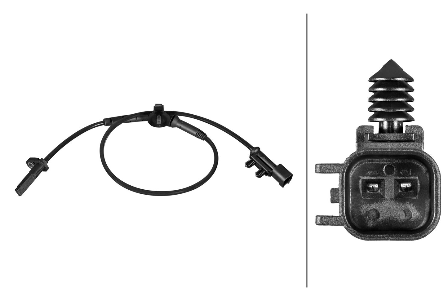 HELLA Sensor, wheel speed - 2-pin connector 6PU358216-461