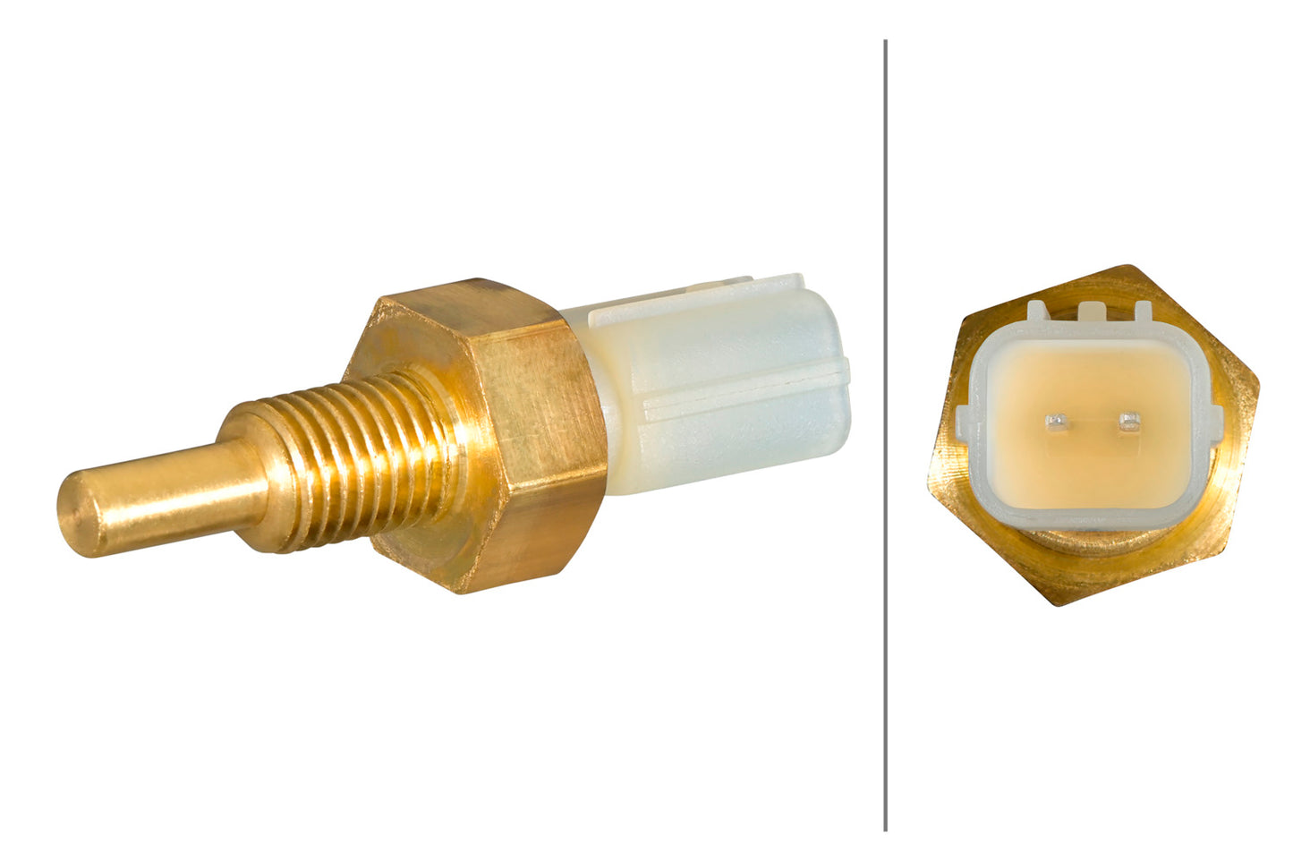 HELLA Sensor, coolant temperature - 2-pin connector 6PT358385-081