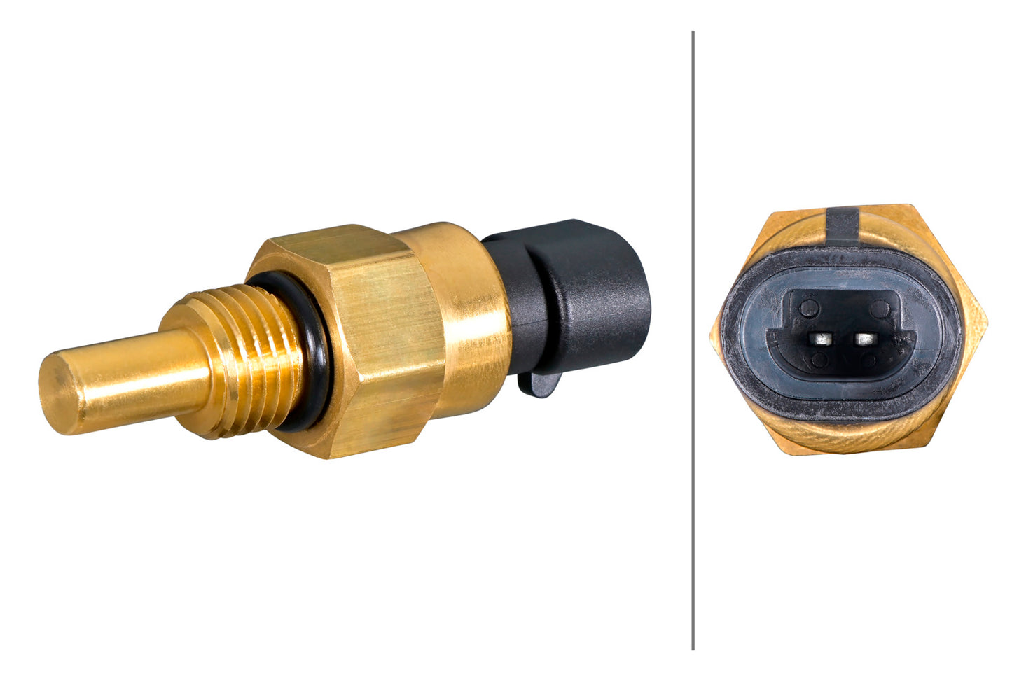 HELLA Sensor, coolant temperature - 2-pin connector 6PT358385-481