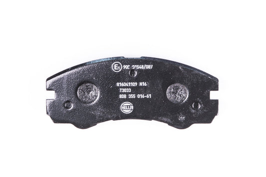 HELLA Brake pad set - T3033 - for e.g. ACURA / CHEVROLET / HOLDEN / HONDA 8DB355016-611