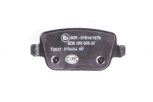 HELLA Brake pad set - T2637 - for e.g. FORD 8DB355025-371