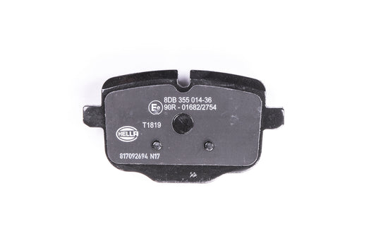 HELLA Brake pad set - T1819 - for e.g. BMW 8DB355014-361