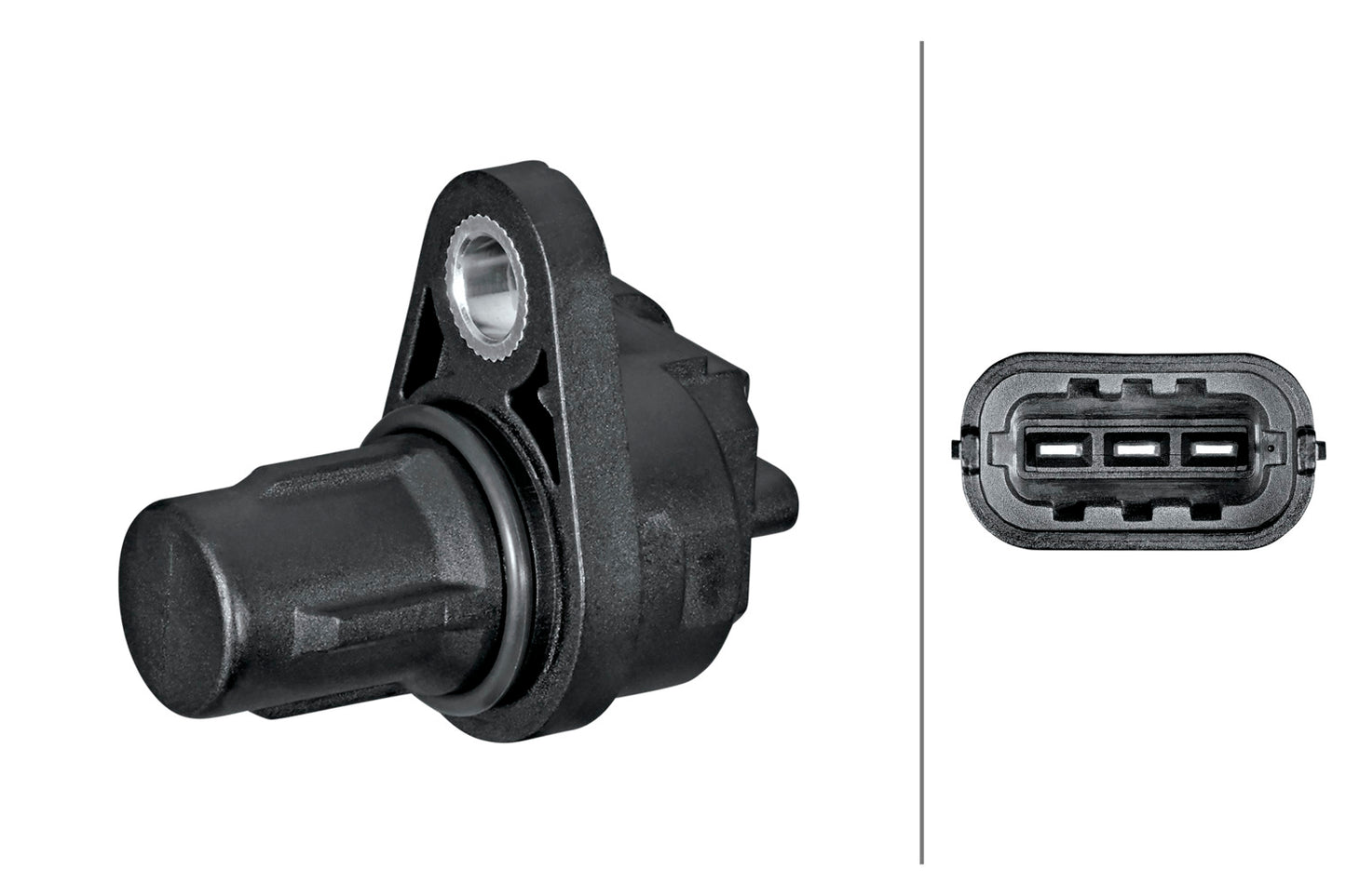 HELLA Sensor, camshaft position - 3-pin connector 6PU358381-191