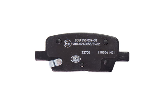 HELLA Brake pad set - T2700 - for e.g. CHEVROLET 8DB355039-081
