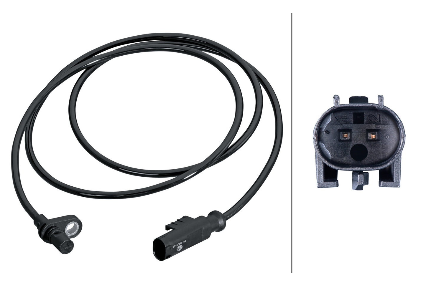 HELLA Sensor, wheel speed - 2-pin connector 6PU358251-011