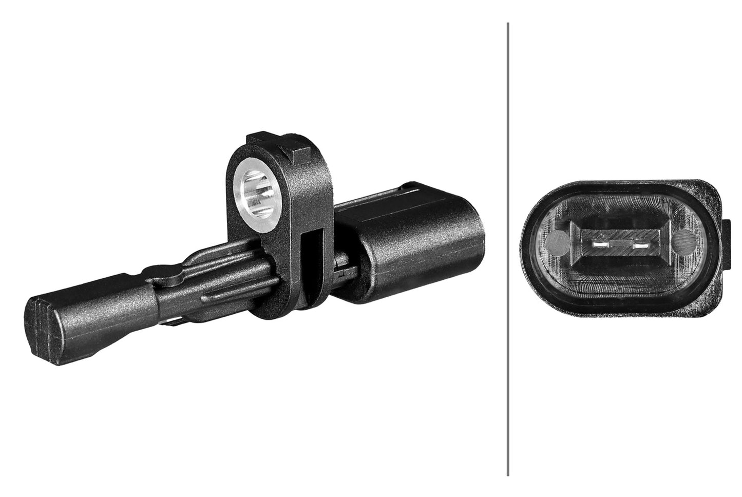 HELLA Sensor, wheel speed - 2-pin connector - Rear Axle 6PU358216-311