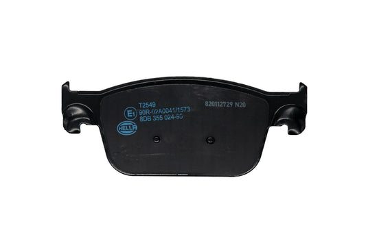 HELLA Brake pad set - T2549 - for e.g. AUDI 8DB355024-951