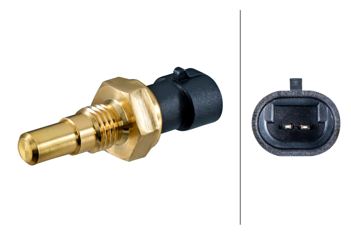 HELLA Sensor, coolant temperature - 2-pin connector 6PT358384-071