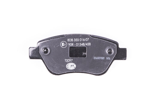 HELLA Brake pad set - T2097 - for e.g. ALFA ROMEO / CITROEN / FIAT / PEUGEOT 8DB355016-071